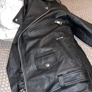 Mens leather jacket